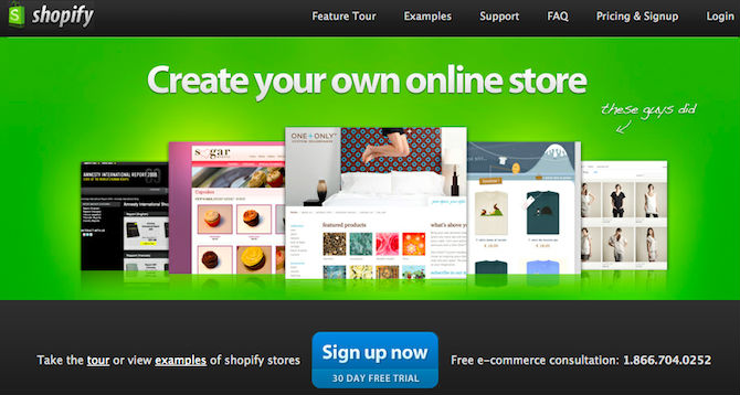 online business with shopify